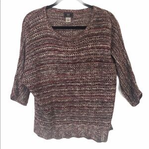 Lark Lane Women’s Loose Knit  Sweater X-Large